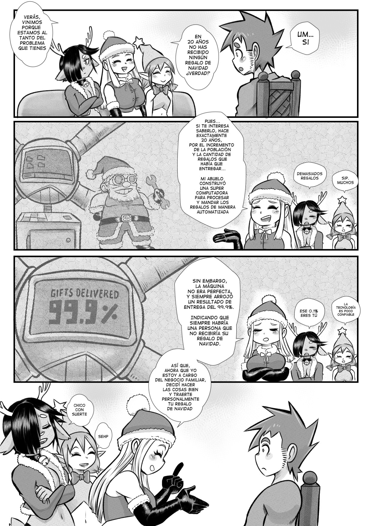 The Christmas Three -  - Complete page 9 full