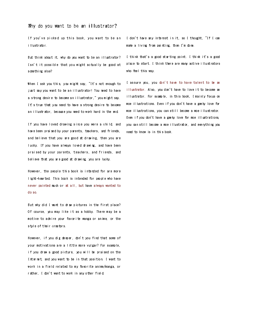 Strategies of Moe Illustrations - For Working Creatively without talent page 3 full