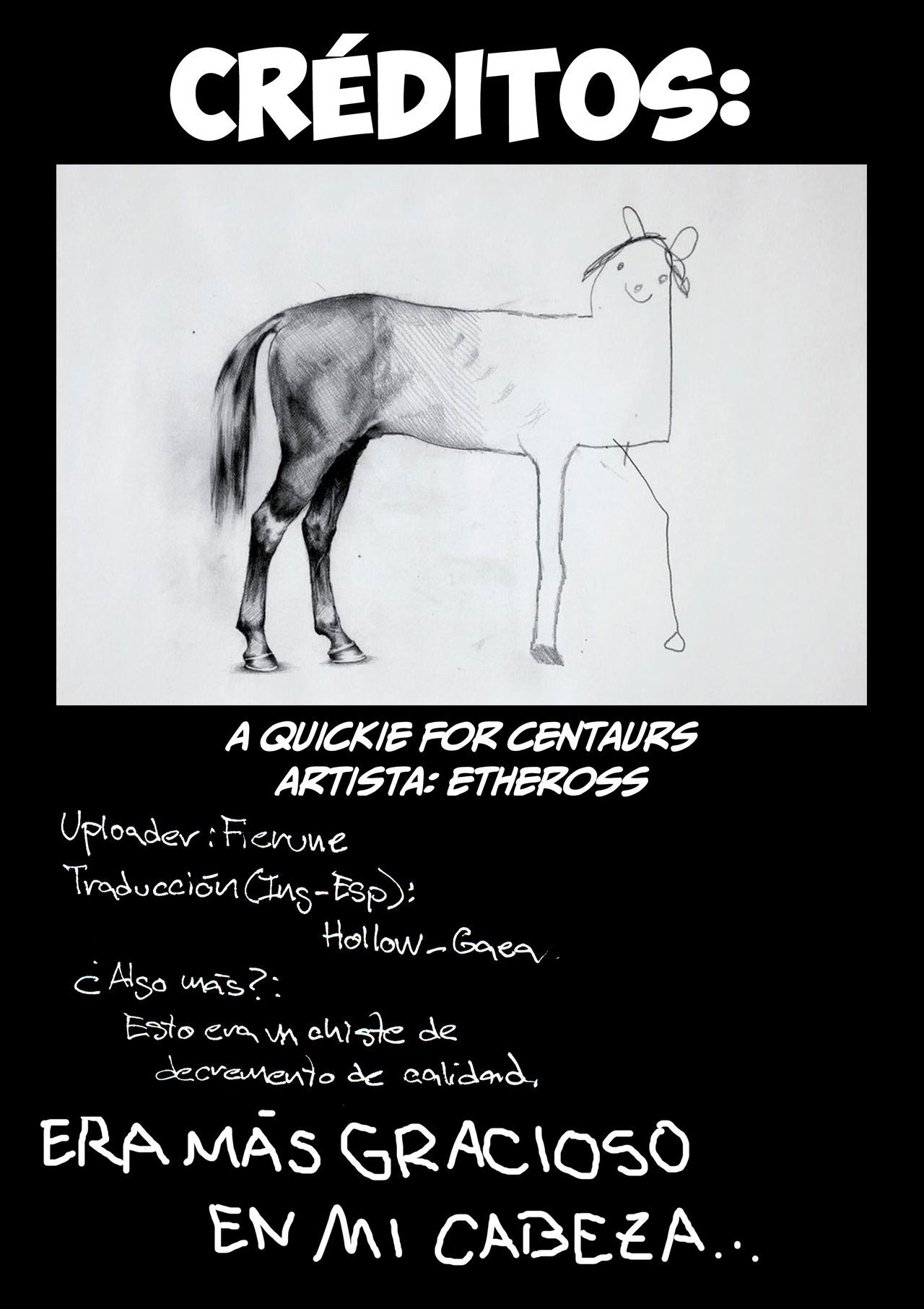 Quickie for centaurs | Un Rapidito para Centauras page 5 full