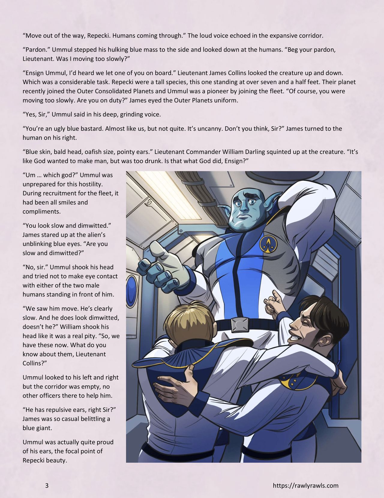 Never Insult a Repecki Chapter 1: Rawly Rawls Fiction page 3 full