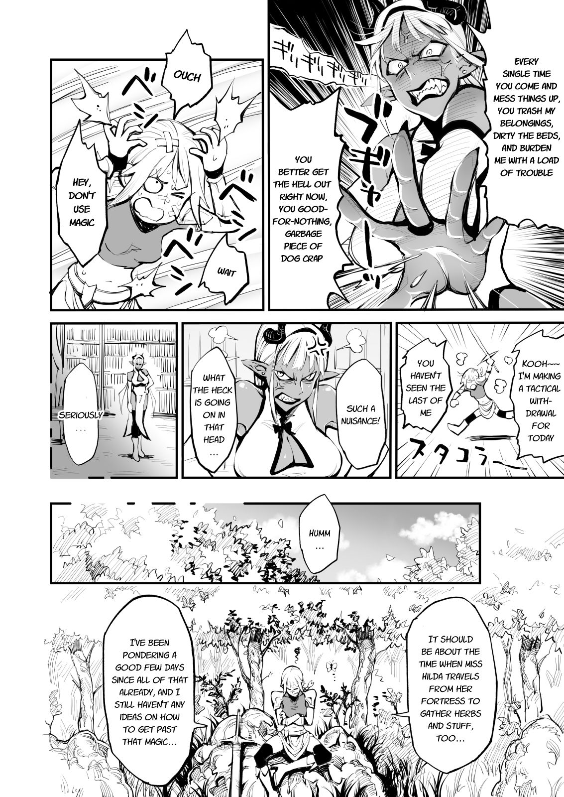 Dappun Majo to Futanari Kenshi page 4 full