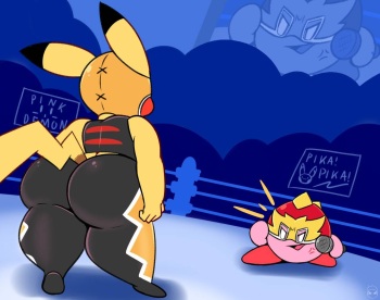 Pika Libre vs Kirby cover
