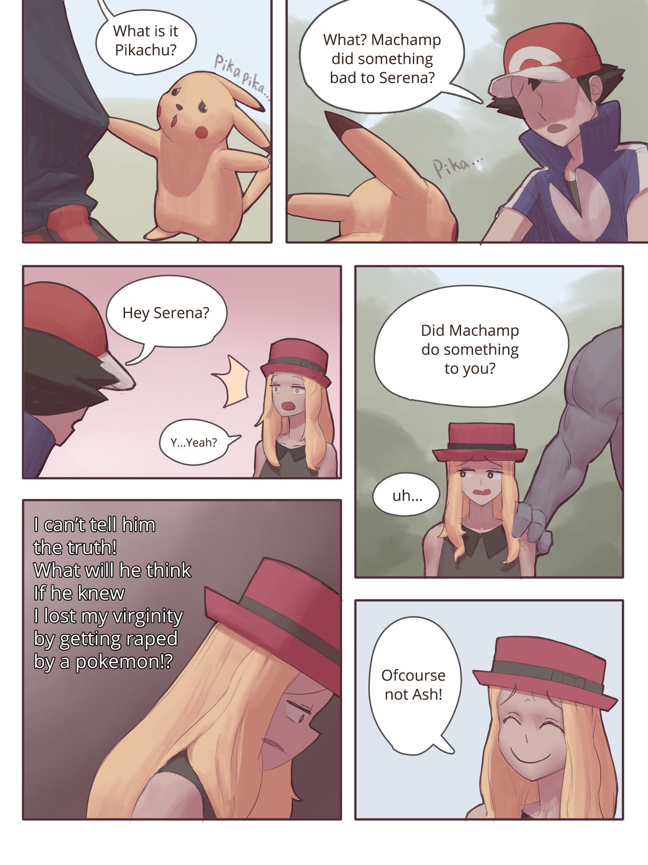 Machamp used Knock up! – Ch. 3 – Serena – Wjs07 - english page 8 full