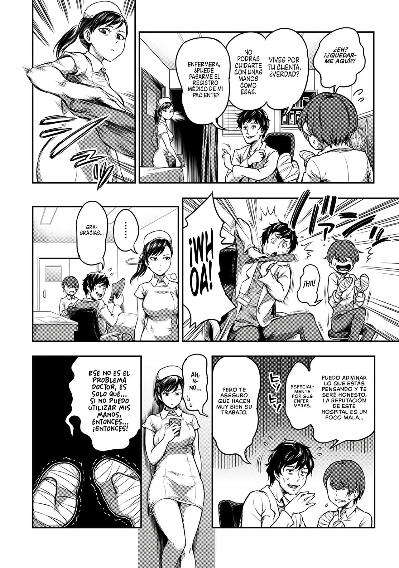 Sala de Extraccion de Semen- La vida en un Hospital donde una Enfermera  con cruel personalidad maneja tus Orgasmos page 3 full