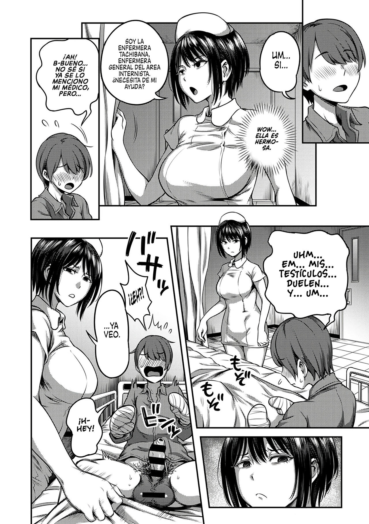 Sala de Extraccion de Semen- La vida en un Hospital donde una Enfermera  con cruel personalidad maneja tus Orgasmos page 7 full