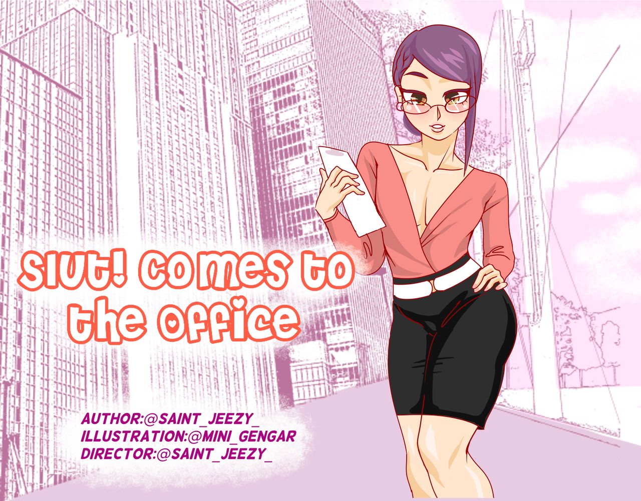 Slut! Comes to the office page 1 full
