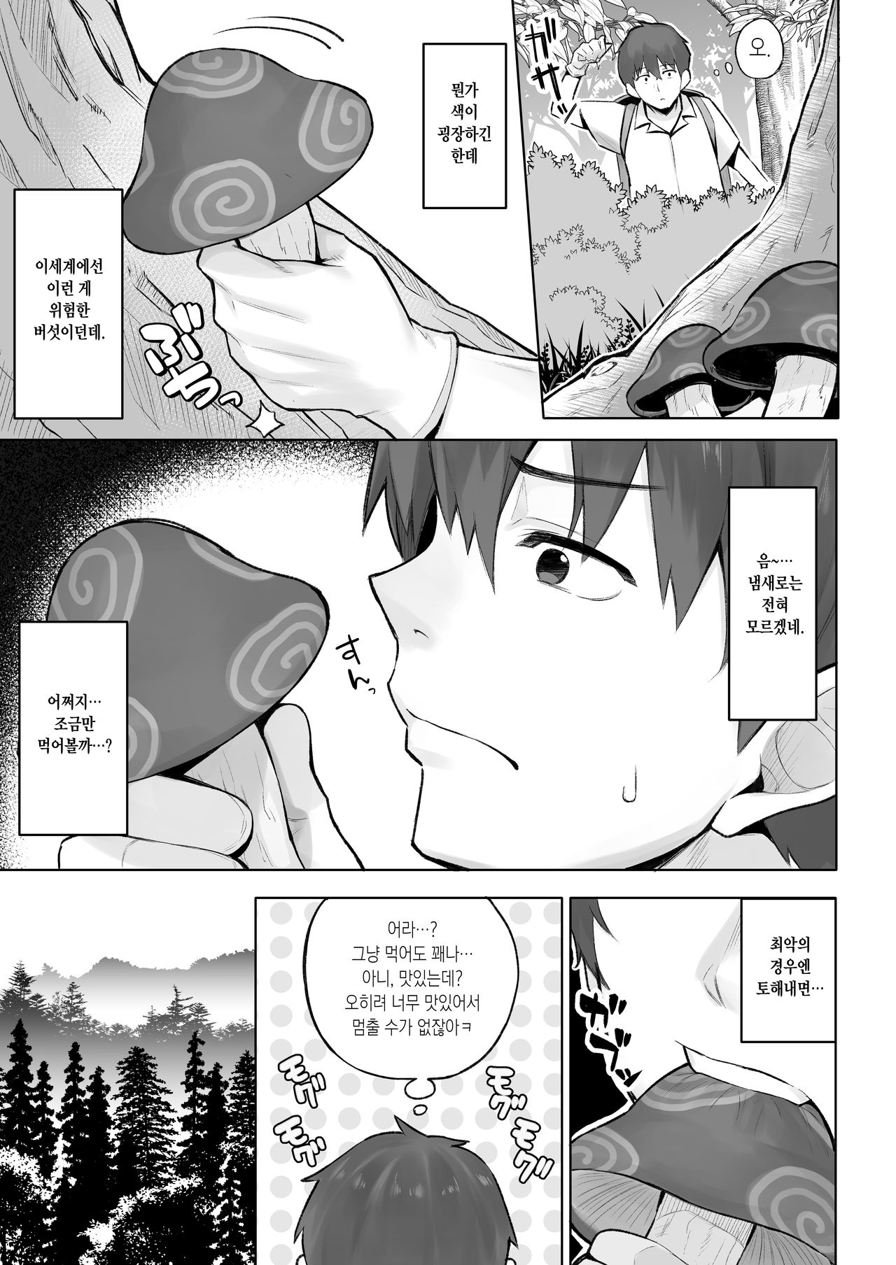 Isekai Shoukan IV Elf na Onee-san to Fushigi na Kinoko | 이세계소감 Ⅳ 엘프 누나랑 신기한 버섯 page 4 full