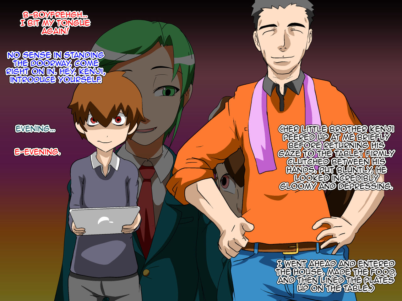 Kareshi ♂ NTR ~Kanojo no Kazoku ni Tegome Ana ni Sareru Shounen~ page 6 full