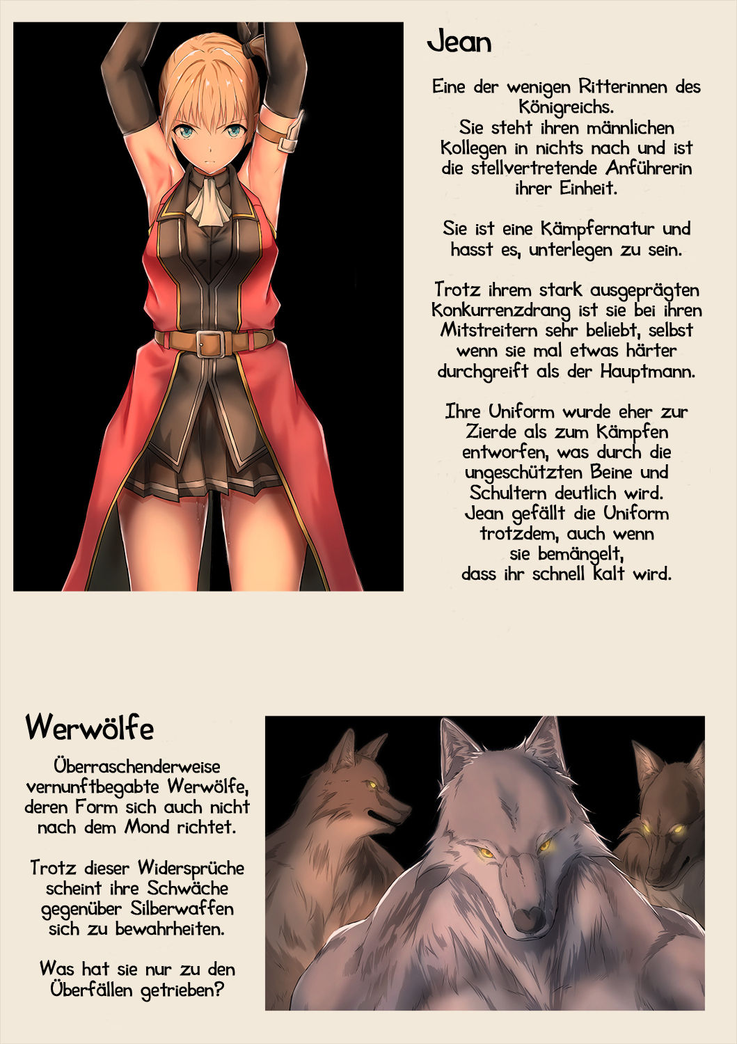 Juujin ni Torawareta Onna Kishi no Junan | Allein unter Werwölfen page 7 full