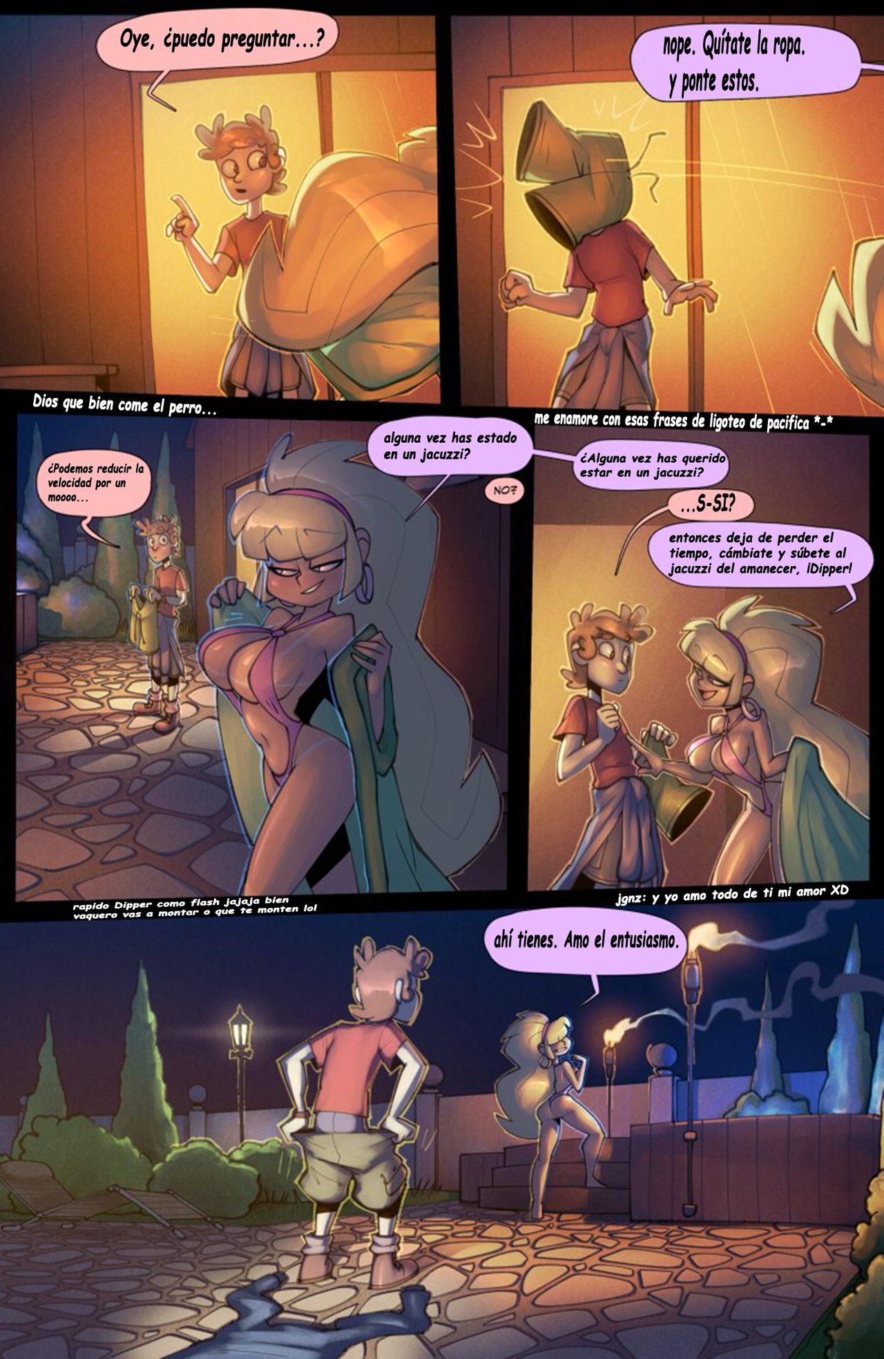 Hot Tub Hijinx page 4 full