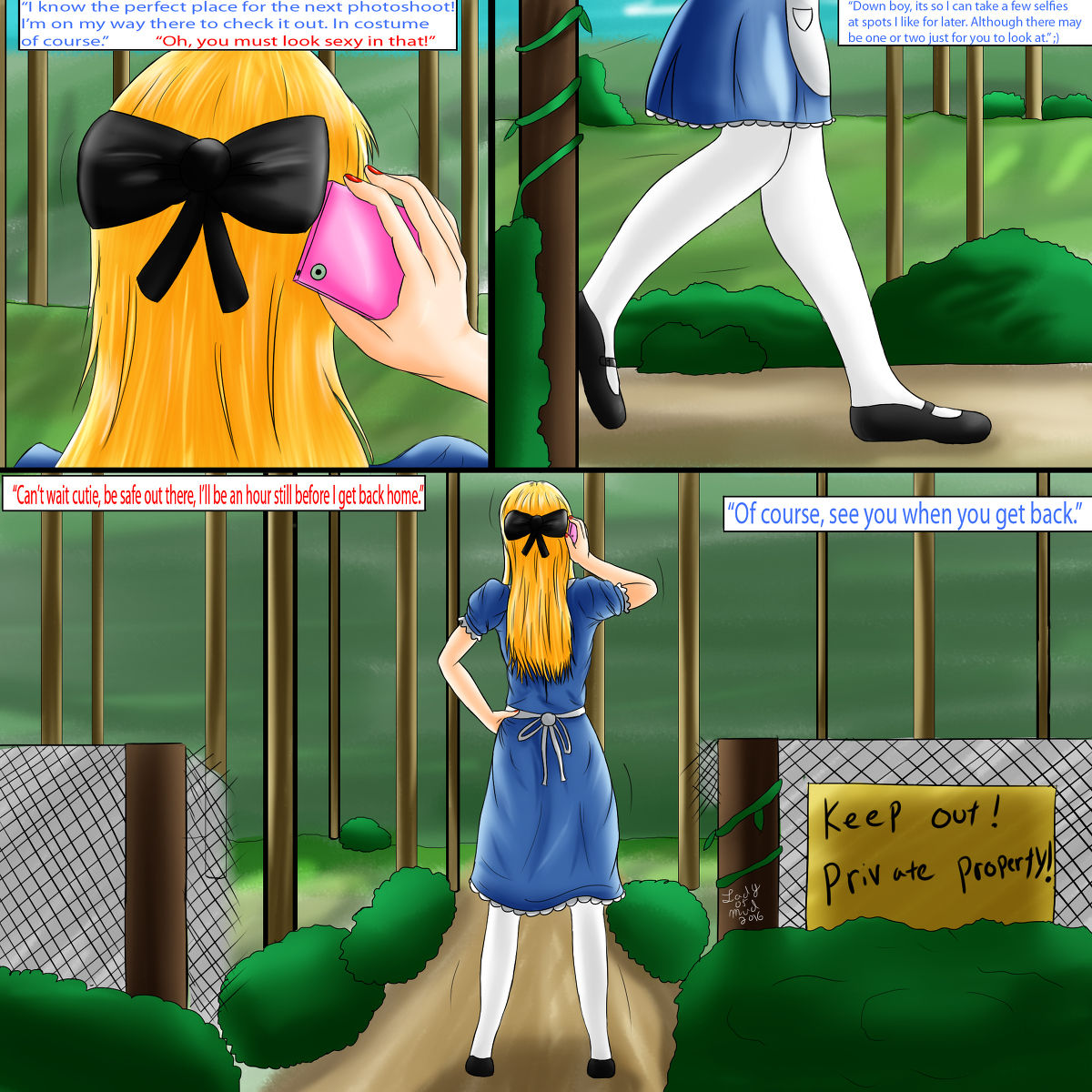 Alice in Quicksand page 1 full