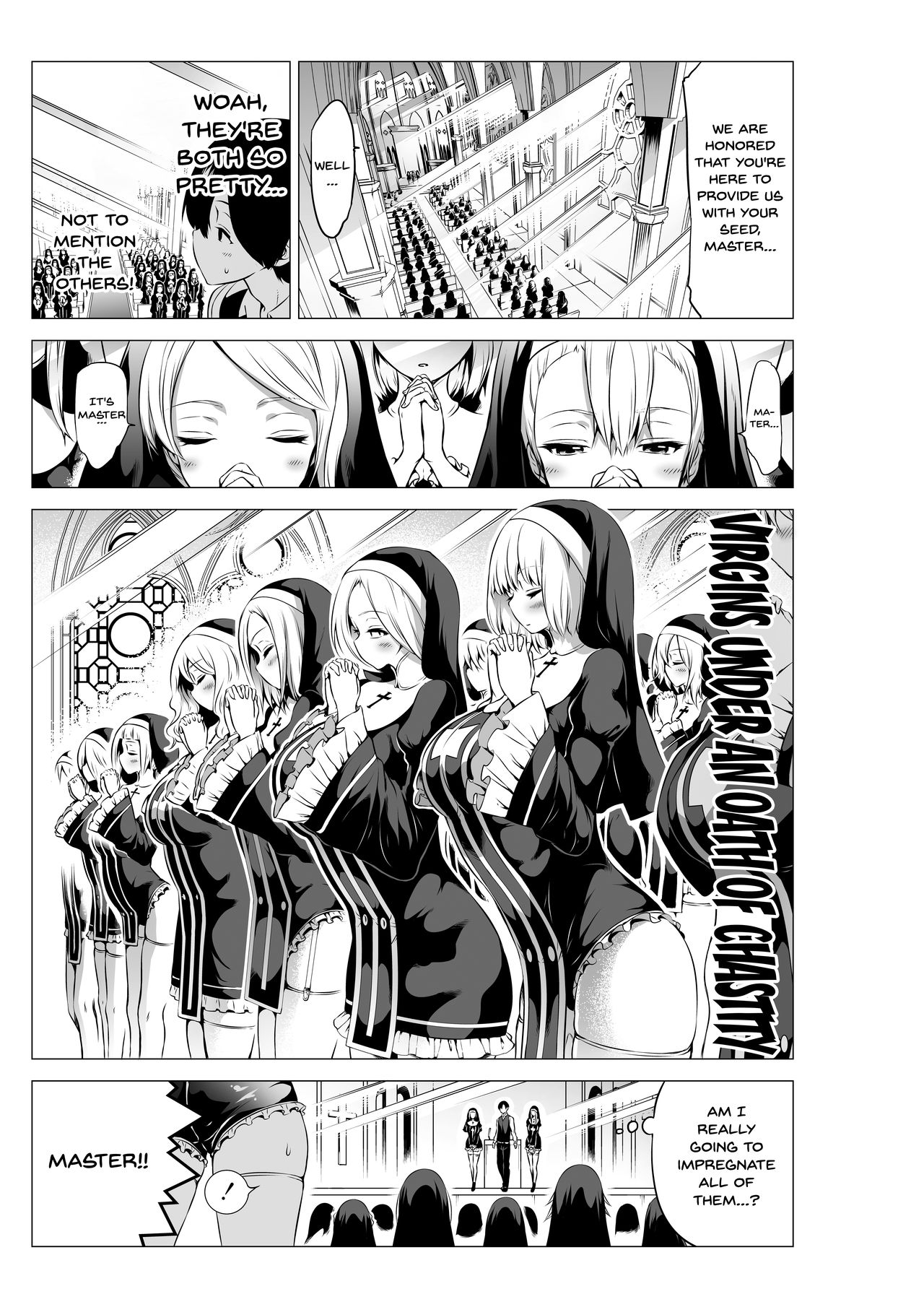 Isekai Harem Paradise Bangai Hen ~Kinyoku no Sister no Kuni~ | An Other World Harem Paradise Extra Edition ~Country Of The Abstinent Sisters~ page 4 full