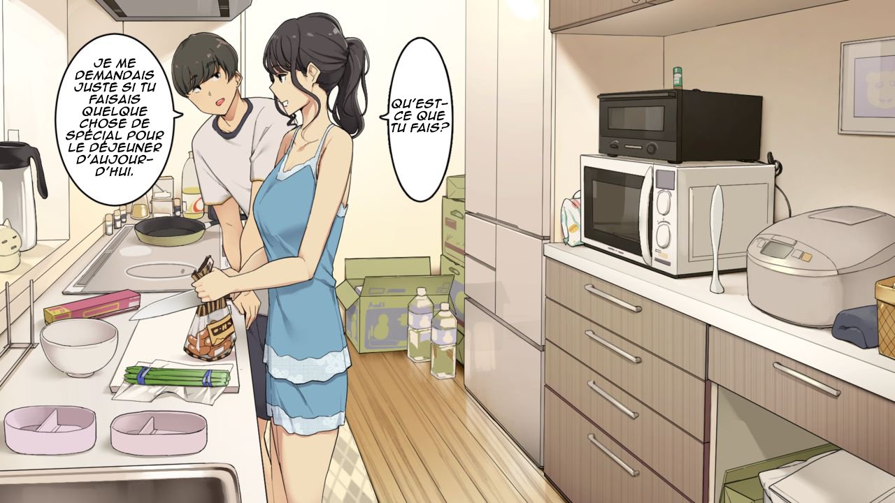 Nani Shite mo Zettai Okoranai Douseichuu no Toshiue Kanojo ni Chokkai Dashitaku Naru Asa page 1 full