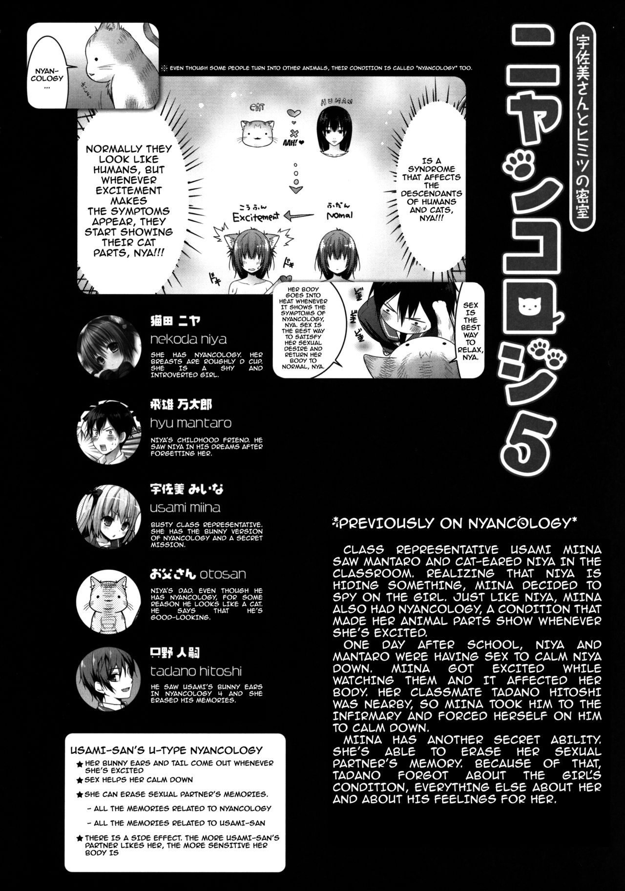 Nyancology 5 -Usami-san to Himitsu no Misshitsu- | Nyancology 5 -Usami-san And The Secret Room- page 5 full