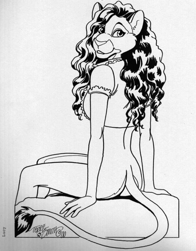 2001 Fur Fems Calendar page 9 full