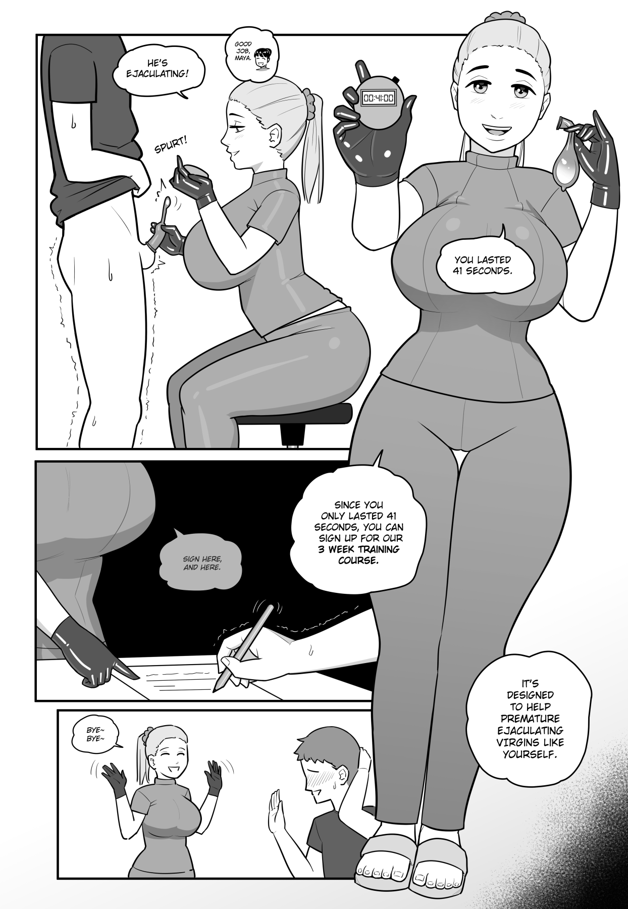 Maya's Virgin Training! page 7 full