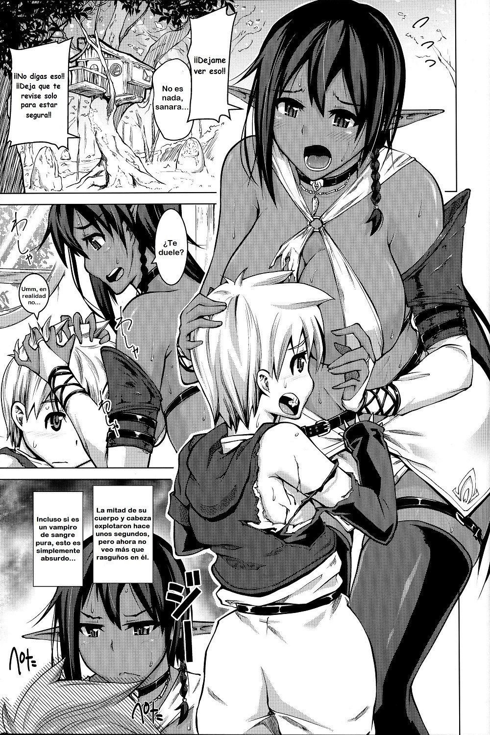 Kasshoku Elf to Chiisana Kyuuketsuki page 3 full