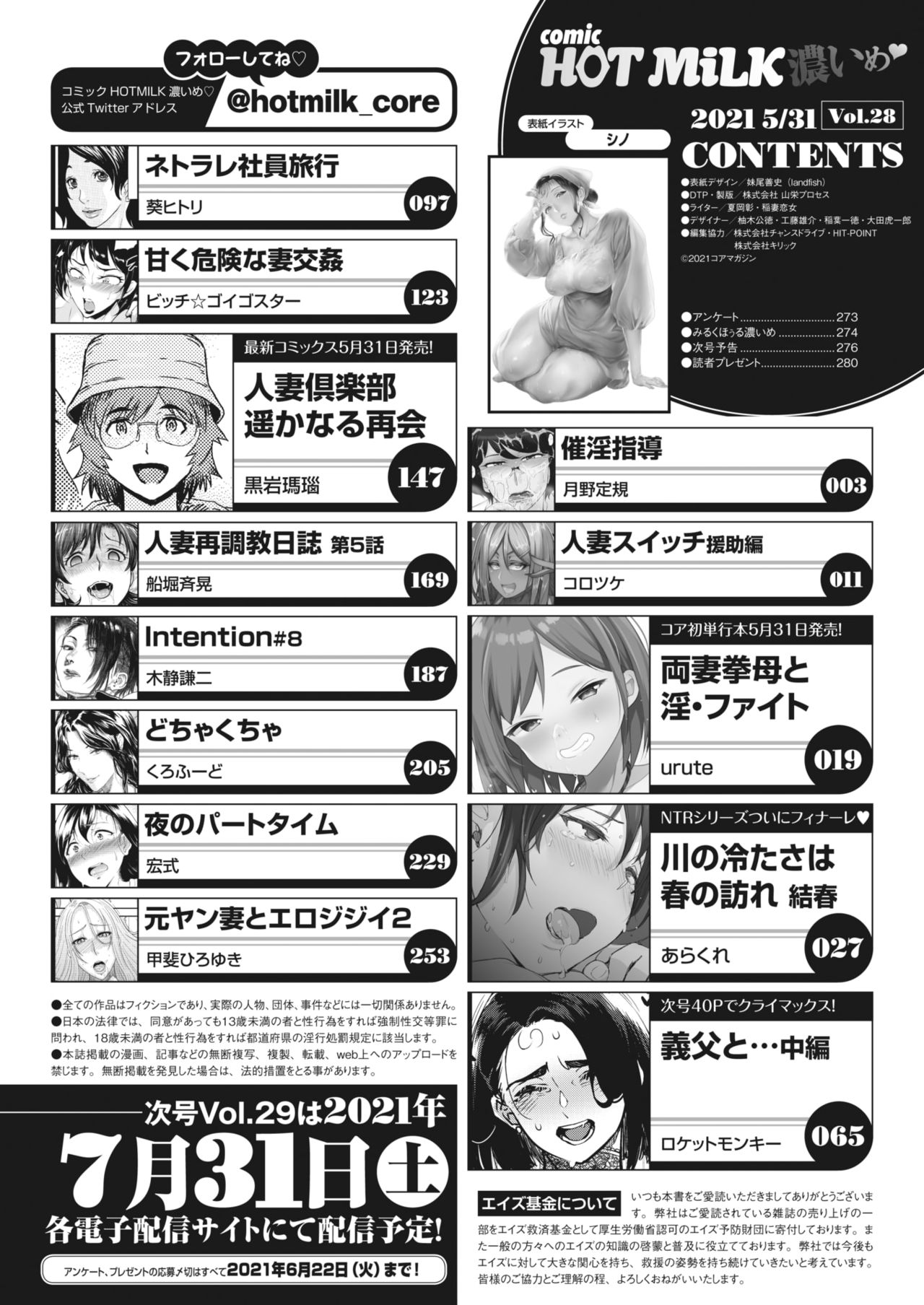 COMIC HOTMiLK Koime Vol. 28 page 3 full