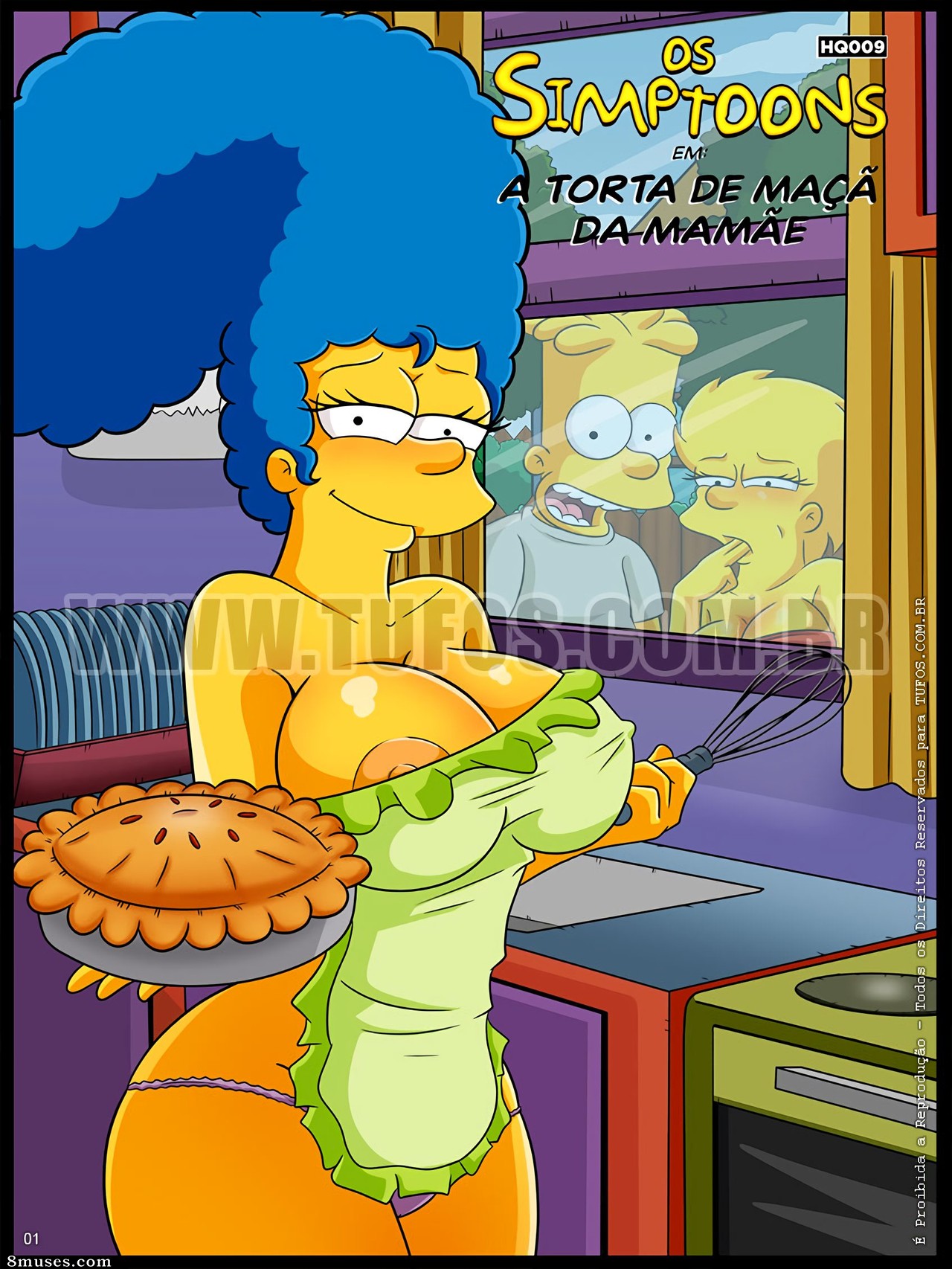 Os Simptoons em: A Torta de Maca Da Mamae page 1 full
