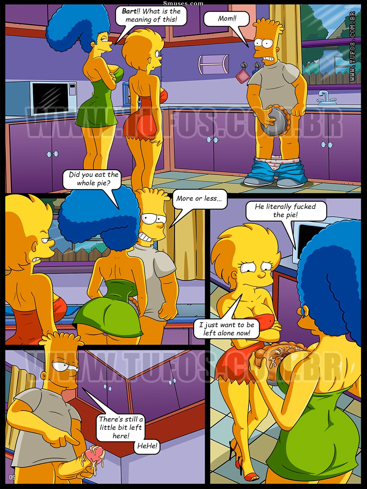 Os Simptoons em: A Torta de Maca Da Mamae page 5 full