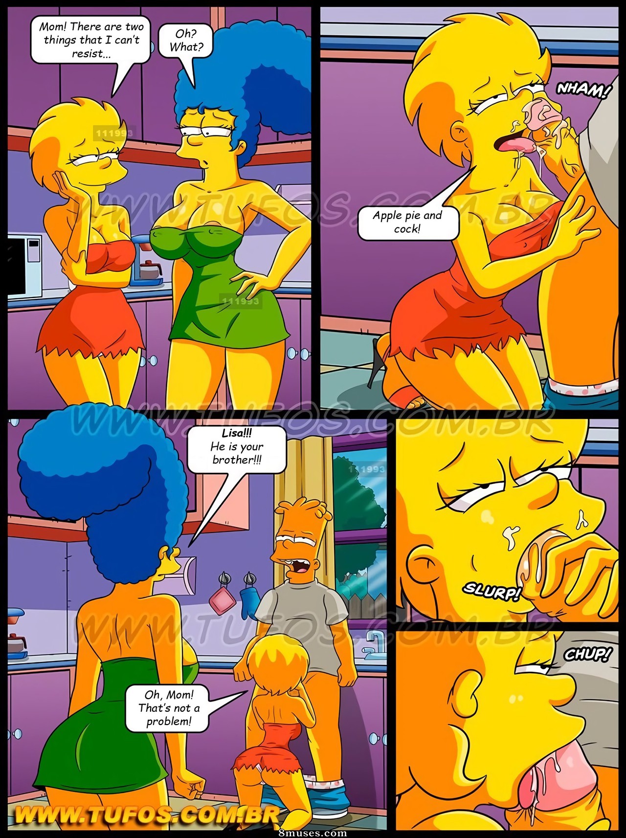 Os Simptoons em: A Torta de Maca Da Mamae page 6 full