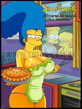 Os Simptoons em: A Torta de Maca Da Mamae cover