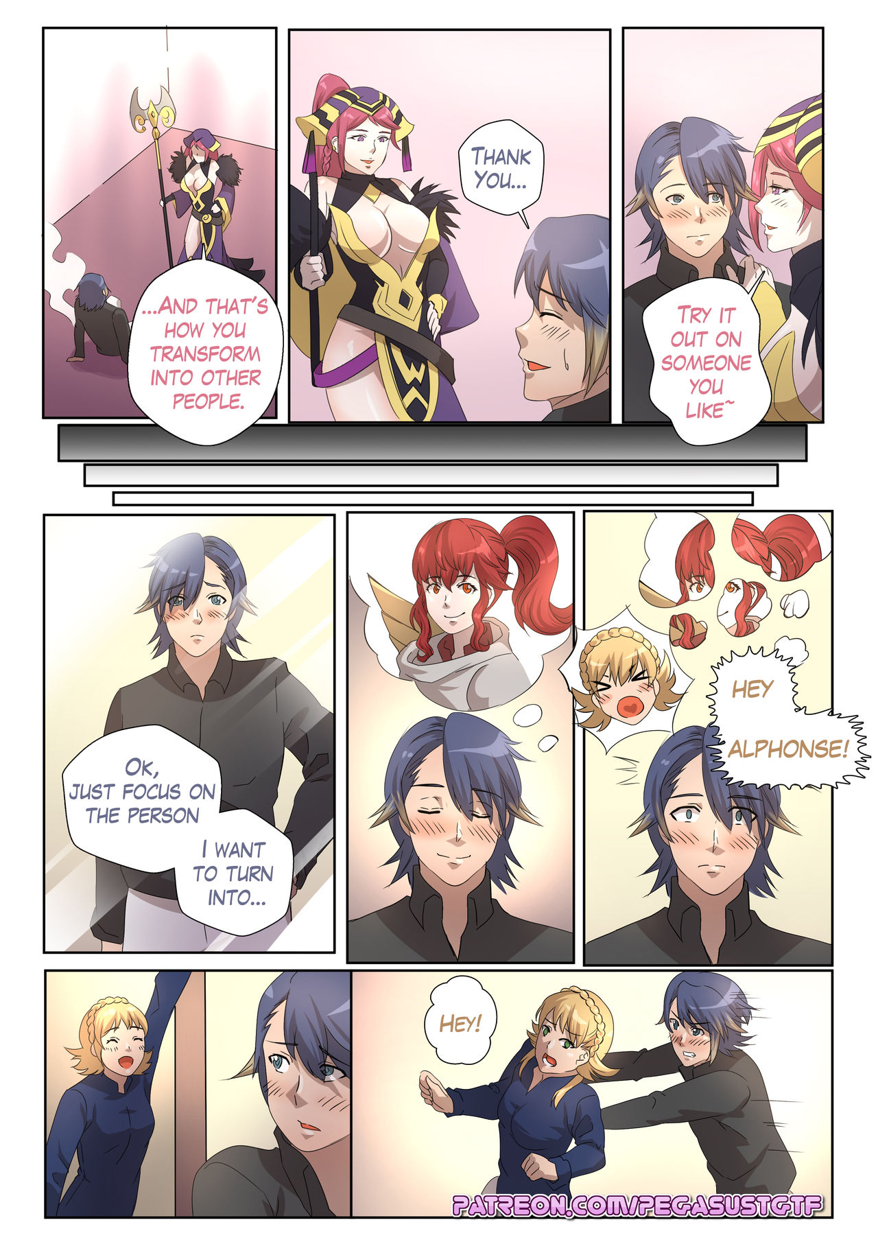 Alfonse into Sharena and Anna page 1 full