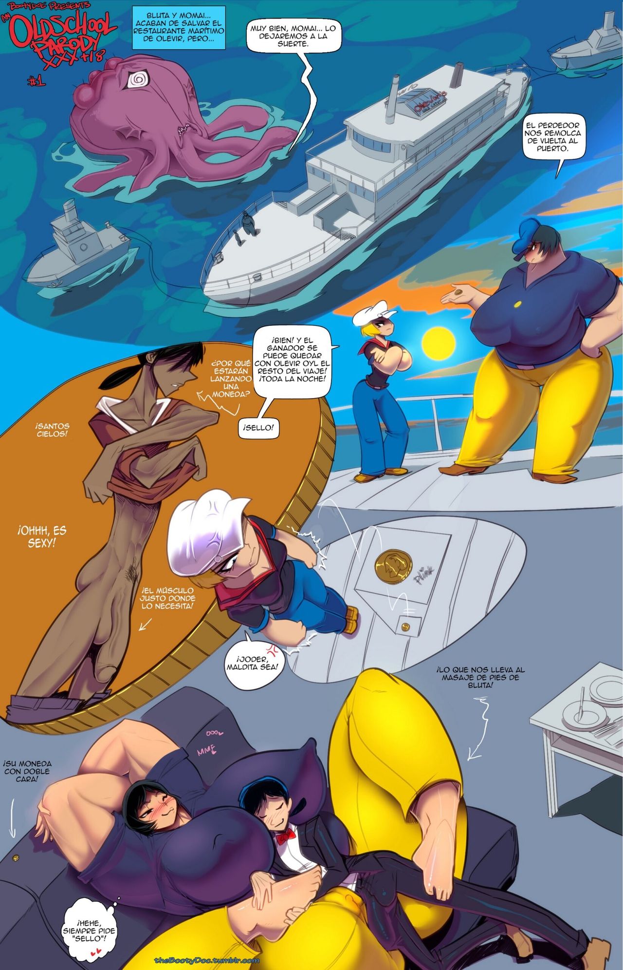 An Old School parody XXX page 1 full