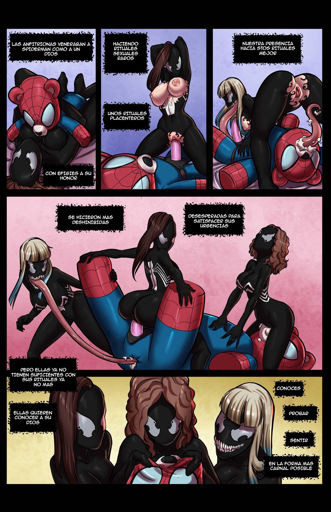 Venom Stalks Spider-Man page 4 full