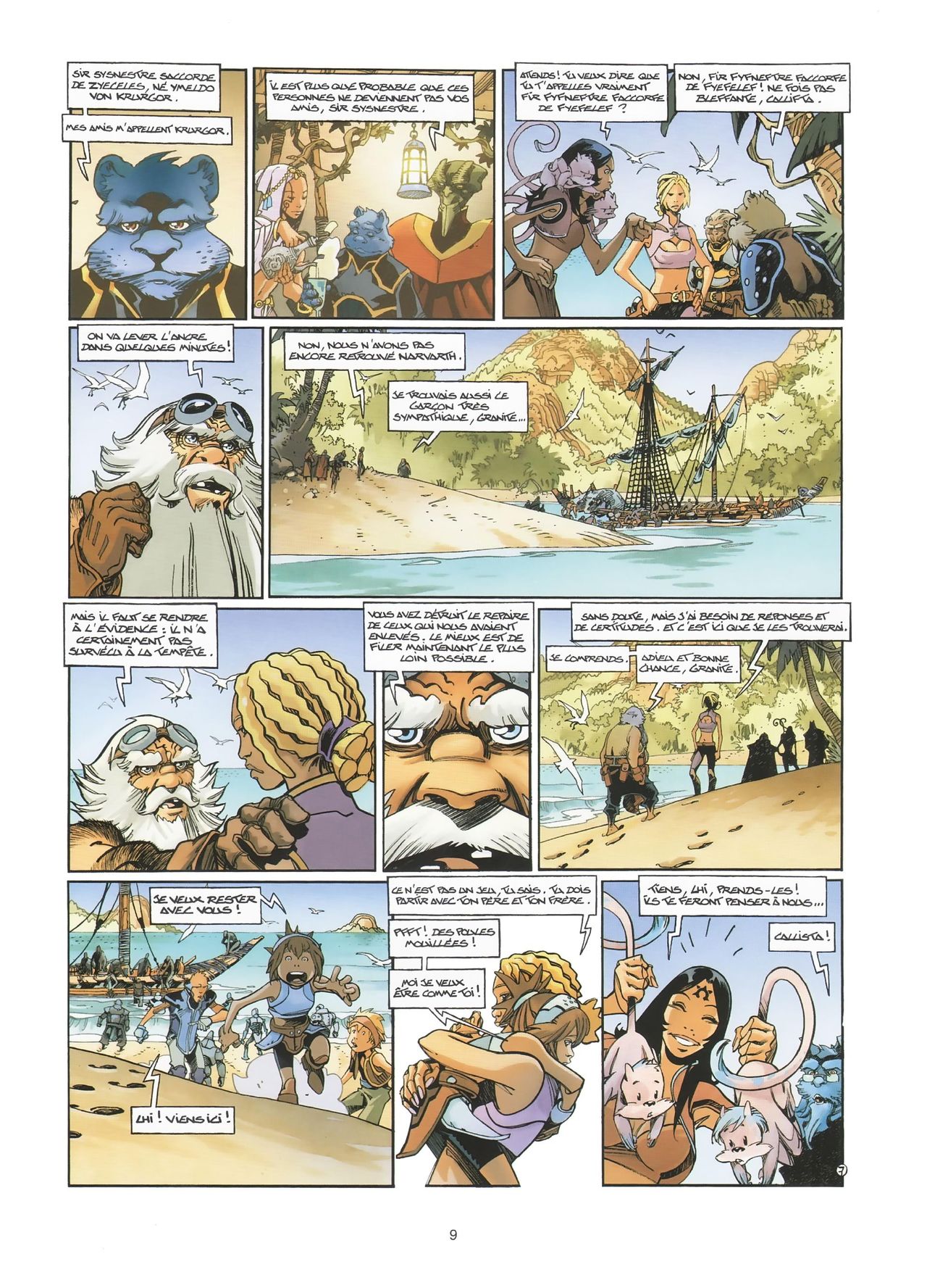 Les Naufrages d'Ythaq - Tome 07 - La marque des Ythes page 9 full