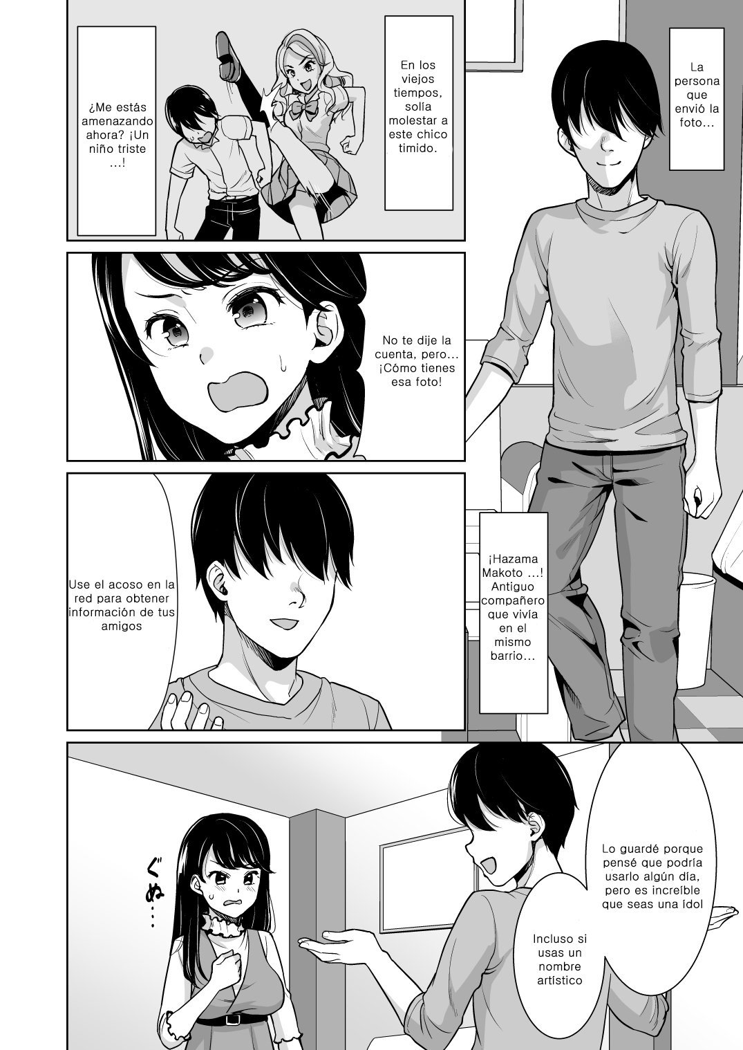 REVENGE FUCK ~Mukashi Ore o Ijimeteita Yankee Onna ga Seijunha Idol ni Natteita node Yowami o Nigitte Fukushuu Nama Nakadashi~ page 6 full