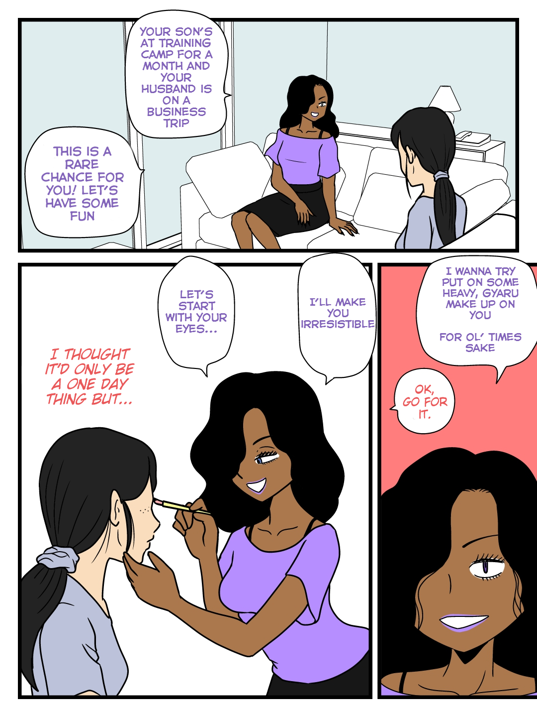 Majime na Haha ga Akuyuu no Eikyou de Bitch ni Natte ita | My Mother became a Bitch because of her Friend page 5 full
