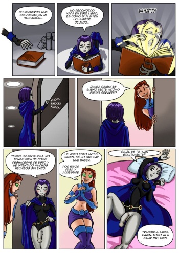 Starfire and Raven cover