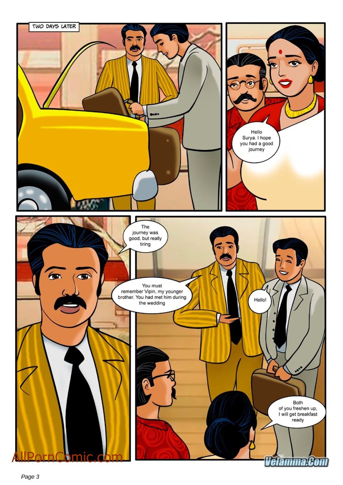 Velamma #9 page 3 full