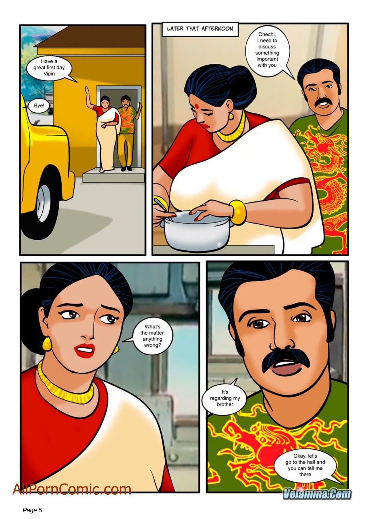 Velamma #9 page 5 full