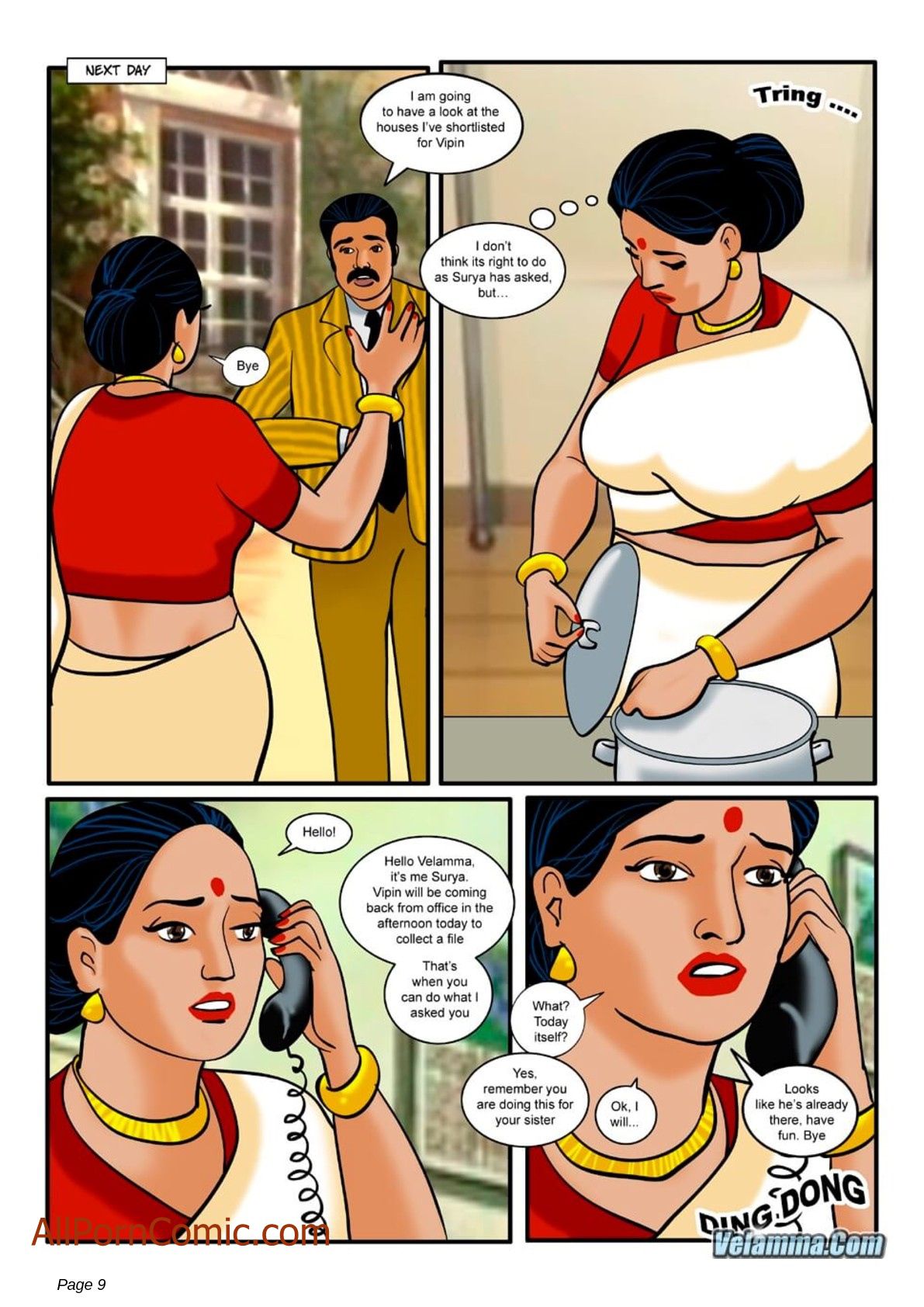 Velamma #9 page 9 full