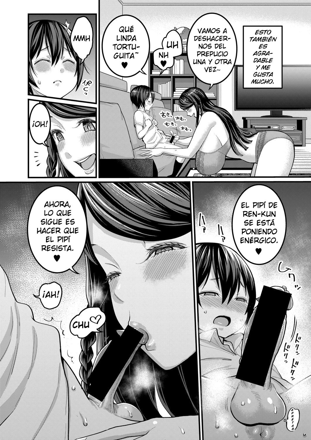 Reiwa no ChinTra! Dosukebe Hentai Mama to Muchi na Boku | ¡Entrenamiento de pene de la era Reiwa! Mi sucia y pervertida mami y yo, un inexperto page 6 full