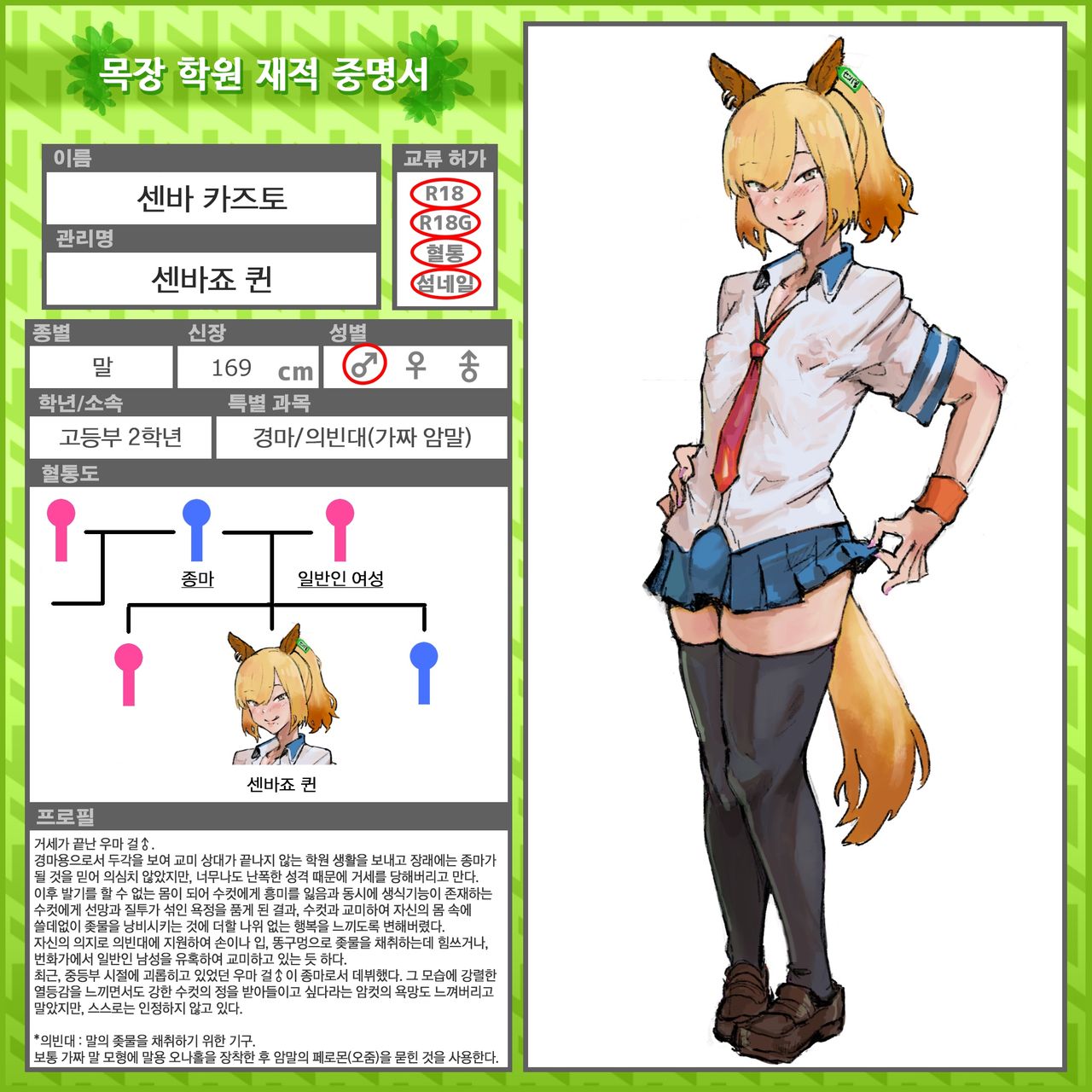 【牧場学園】センバジョックインの日常 page 1 full