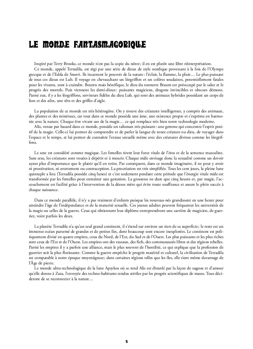 Le Monde Fantasmagorique d'Alis French page 6 full