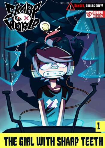 Skarpworld 1 - The Girl With Sharp Teeth cover
