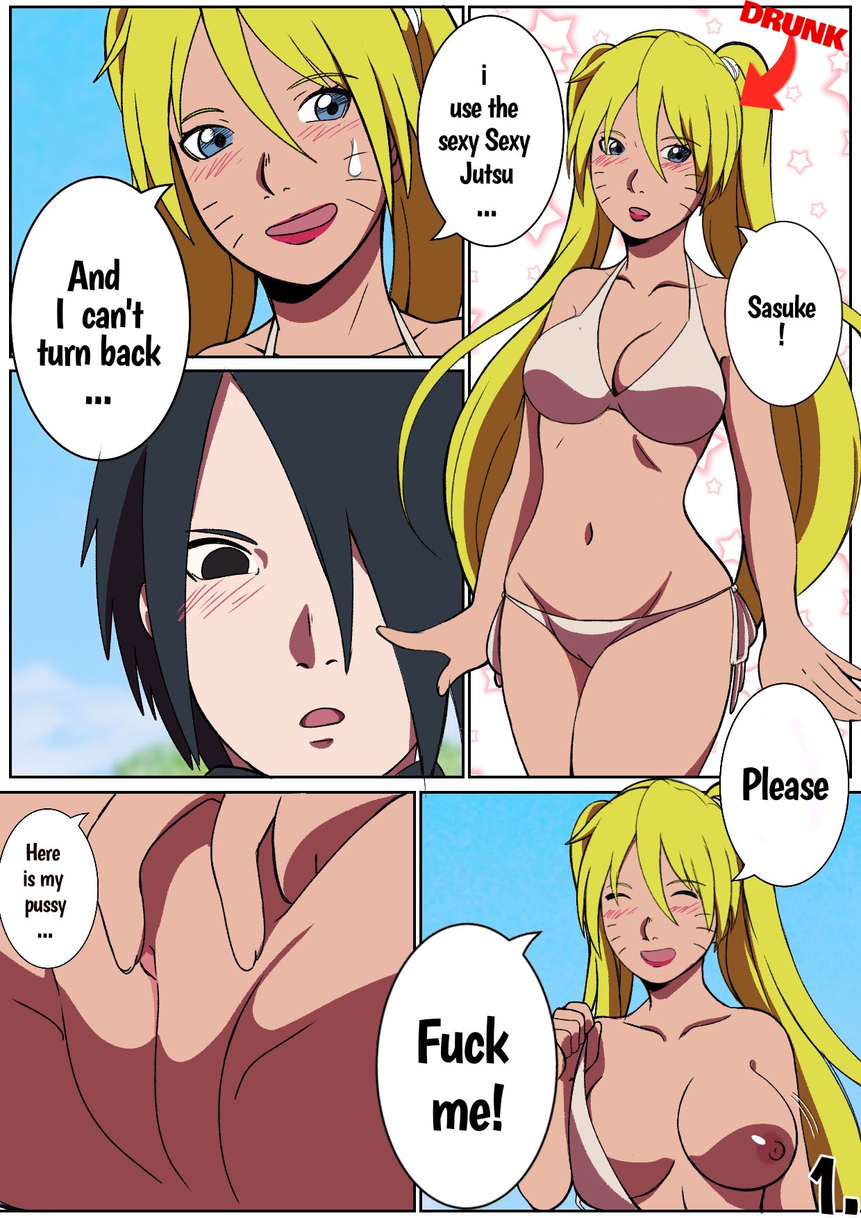 Naruto TSF Comic Series page 4 full