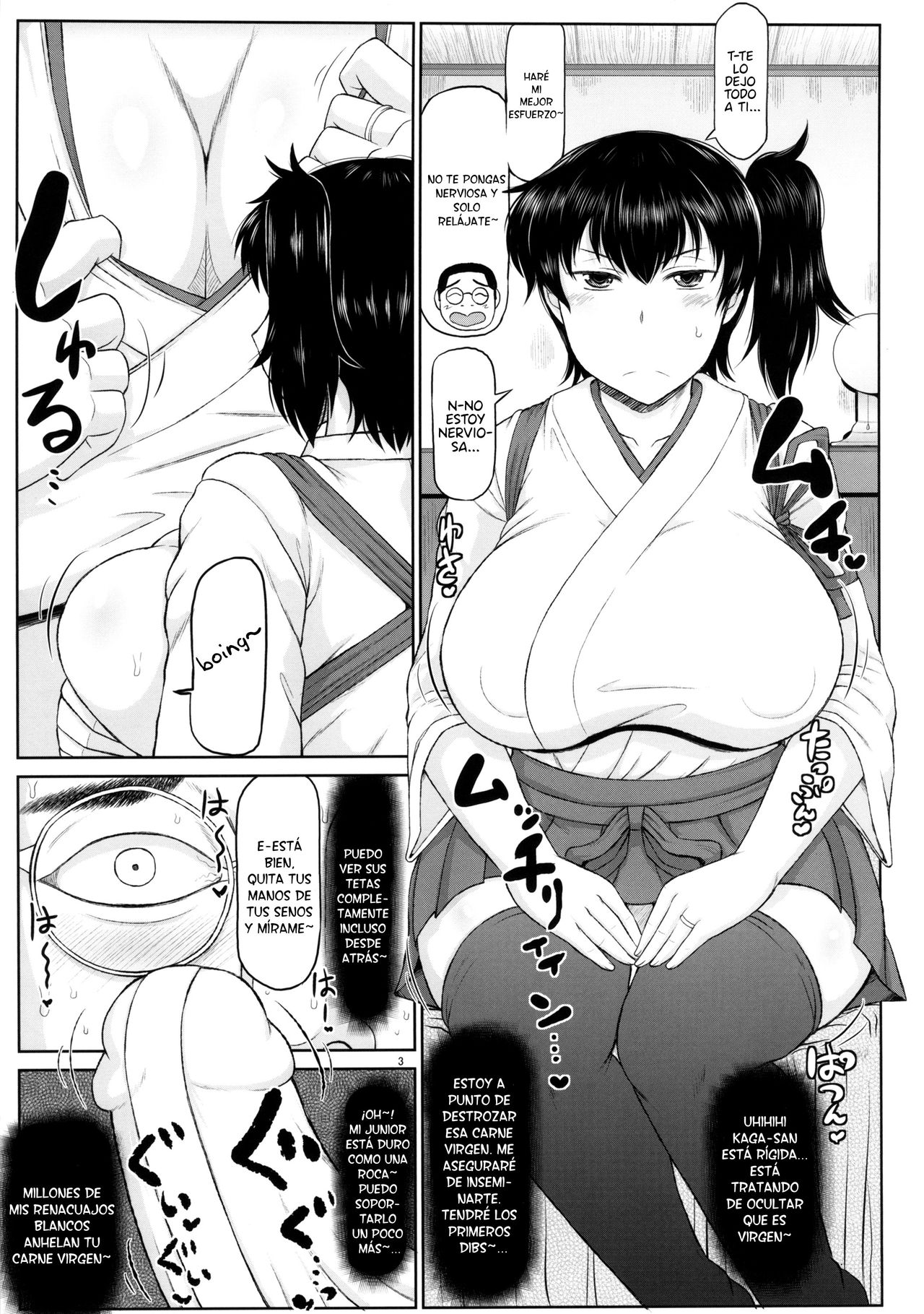 Hitozuma Ikkousen to Tanetsuke Enshuu ~Akagi-san to Kaga-san no Houman na Sentai Megakete Kimoota Chinpou Kyuukouka Bakugeki &amp; Seichuu Gyorai de Ranshi Gekichin Hanshoku Ninmu Seikou seri~ page 4 full