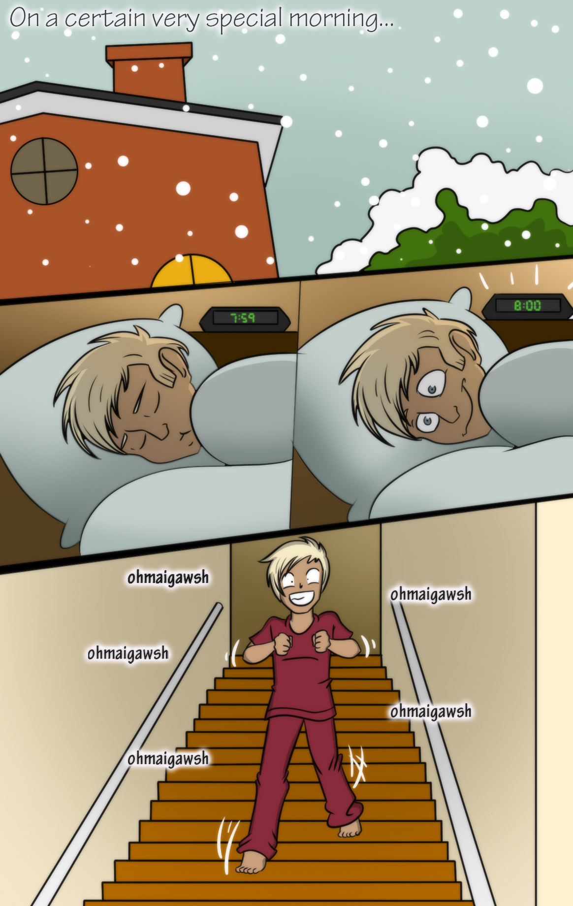 Bombshell Bimbo Christmas TG page 1 full