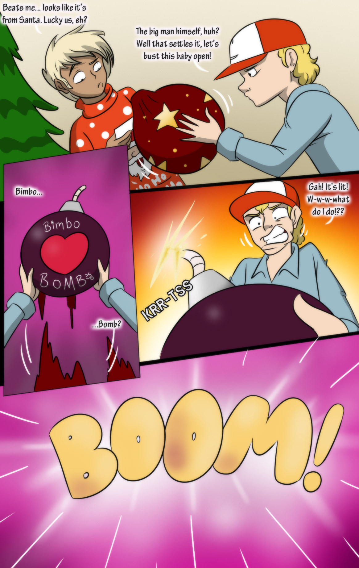 Bombshell Bimbo Christmas TG page 4 full