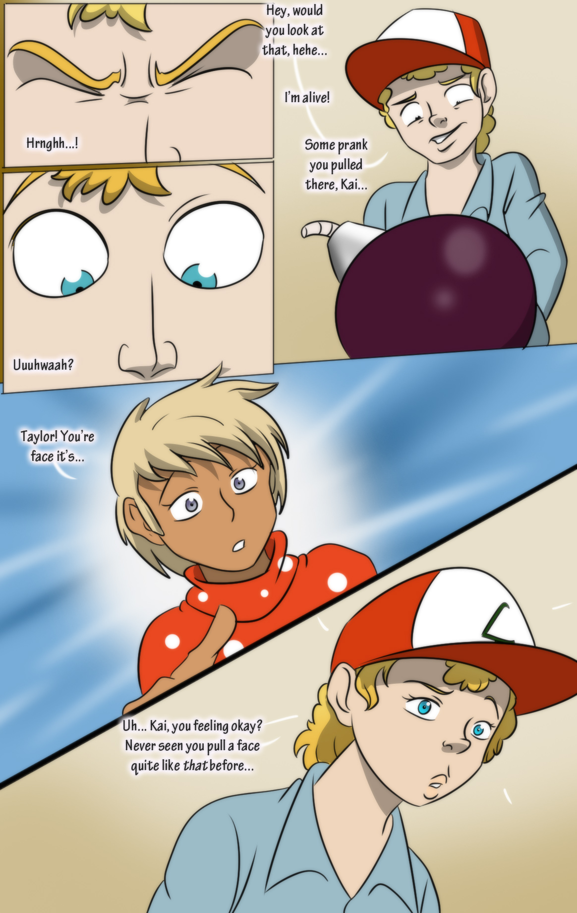 Bombshell Bimbo Christmas TG page 5 full