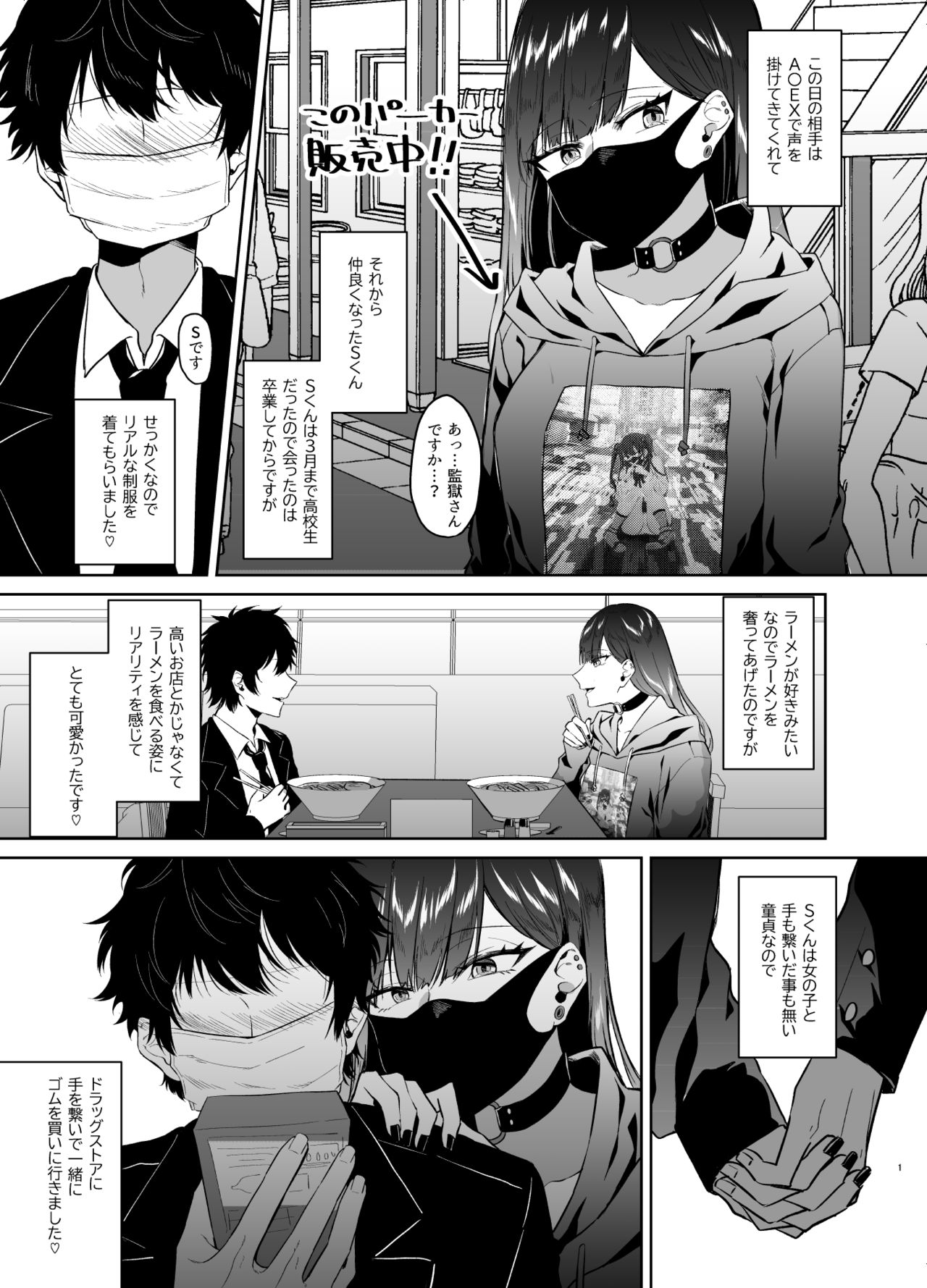 Game de Shiriatta  Danshikousei to Off-Pako shita Toki no Repo Mana page 1 full