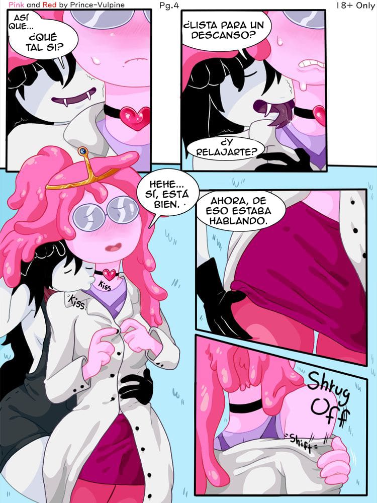 Pink and Red: Bubbline Comic page 5 full