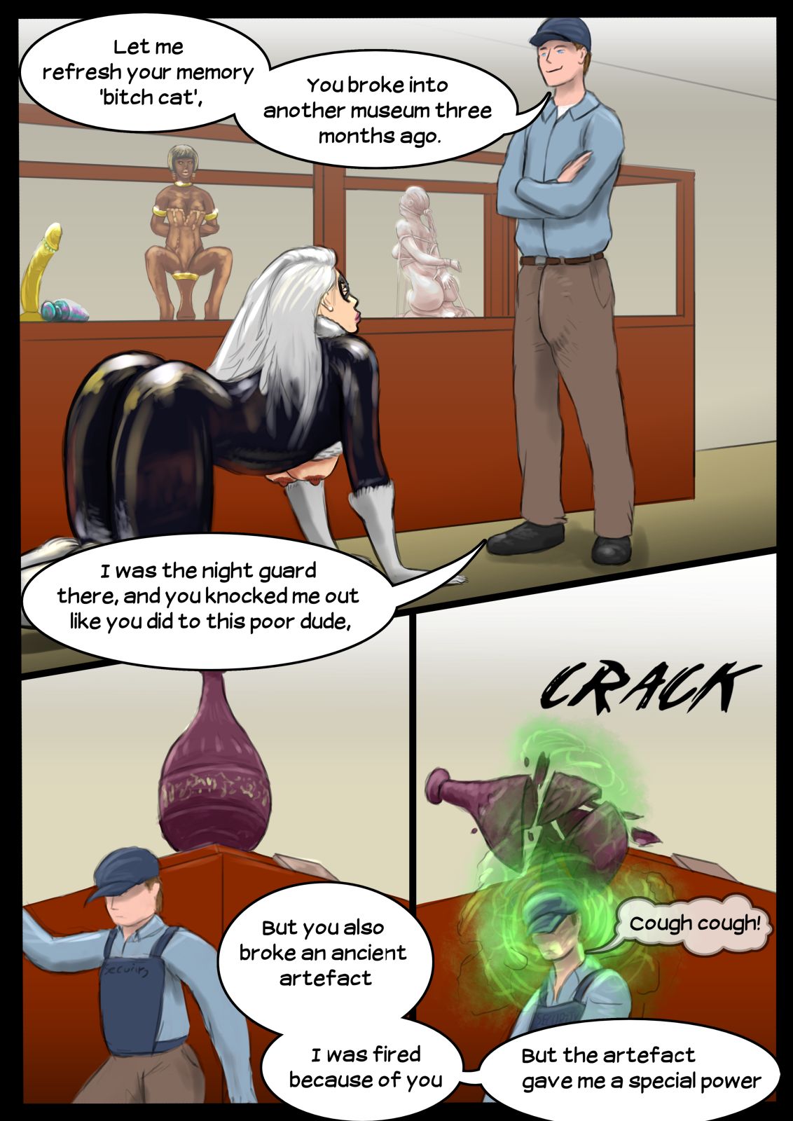 Superheroine Submission: Black Cat page 8 full