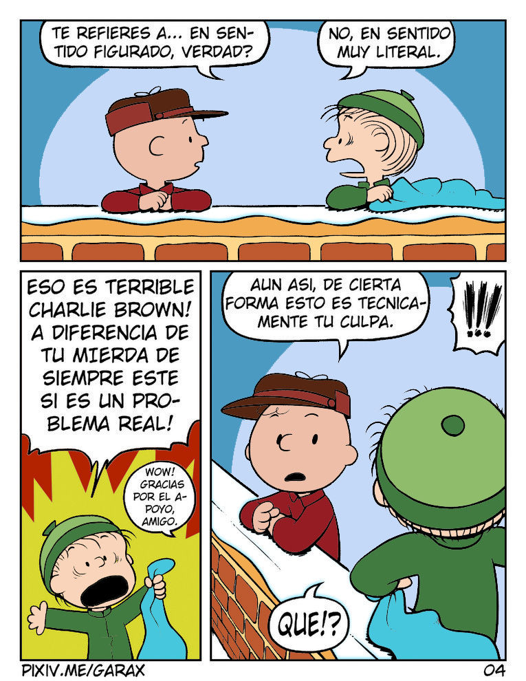 You are a  fucker, Charlie Brown page 4 full