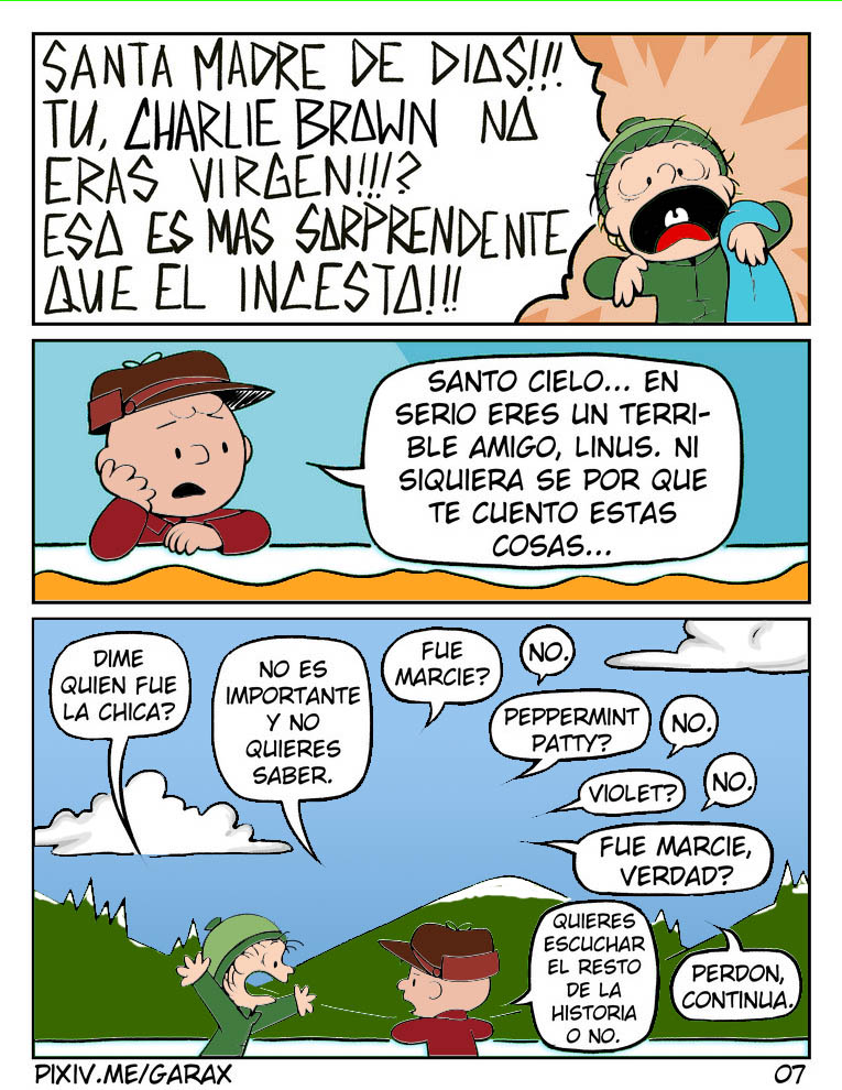You are a  fucker, Charlie Brown page 7 full